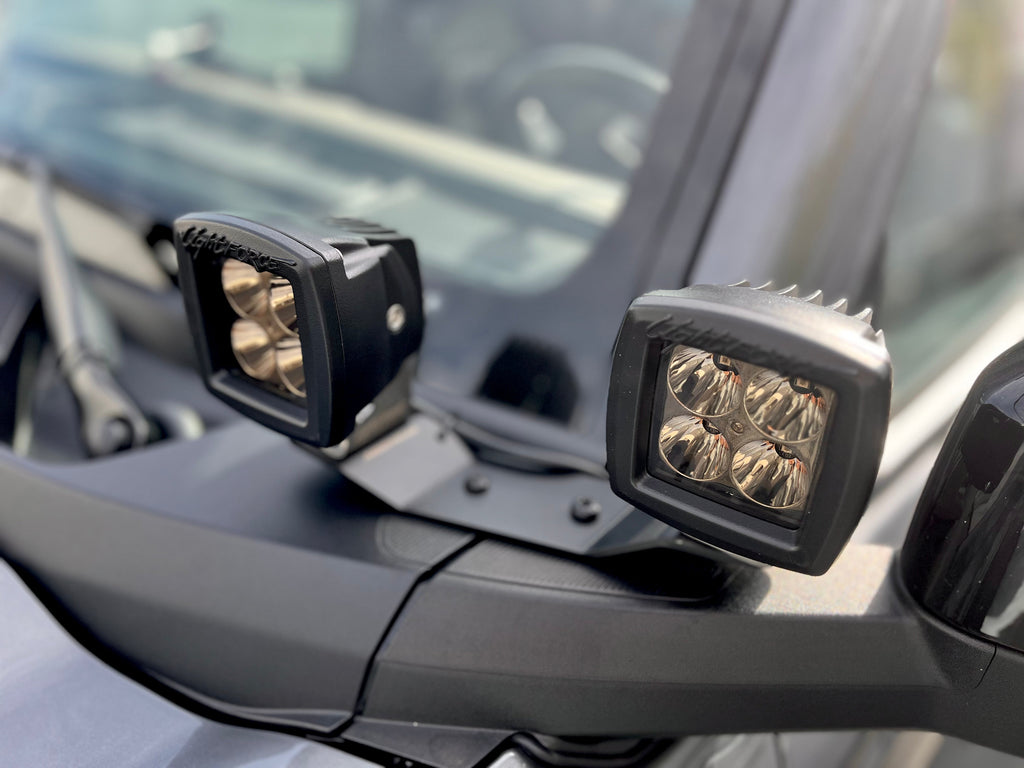 Ford Bronco Cowl Light Bracket Set