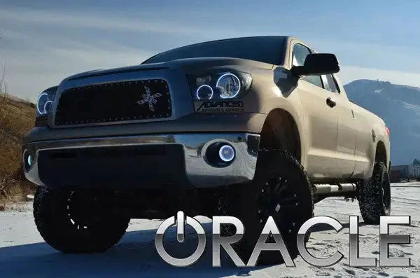 ORACLE Lighting 2007-2013 Toyota Tundra Pre-Assembled Halo Headlights - Black Housing