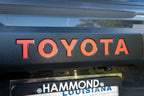 TOYOTA Emergency Reflective Rear Hatch Liftgate Emblem Overlays - 2025+ 4Runner