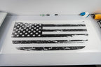 Stealth Clear American Flag Hood Overlay - 2021+ Bronco