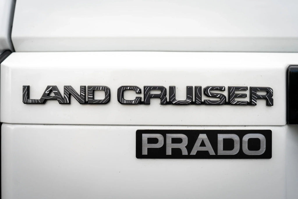"Land Cruiser" Topographic Rear Tailgate Emblem Overlays - 2024+ Land Cruiser