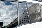 Vent Window Overlay with Holes - 2024+ Land Cruiser / GX 550