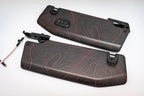 Topographic Map Sun Visor Overlays - 2018+ Wrangler JL / Gladiator JT