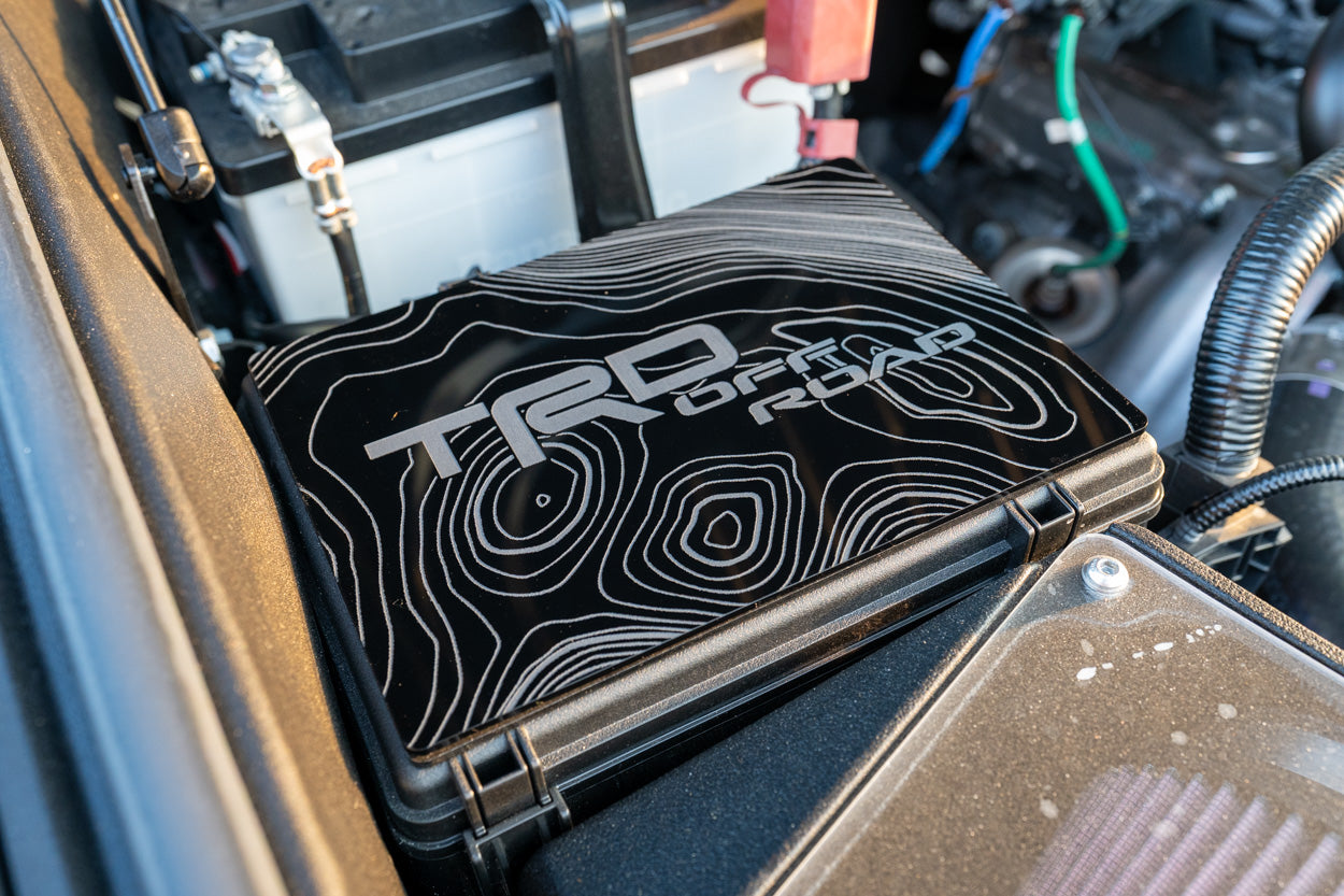 TRD Offroad or Sport Fuse Box Acrylic Plates - *2024+ Tacoma / 2025+ 4Runner