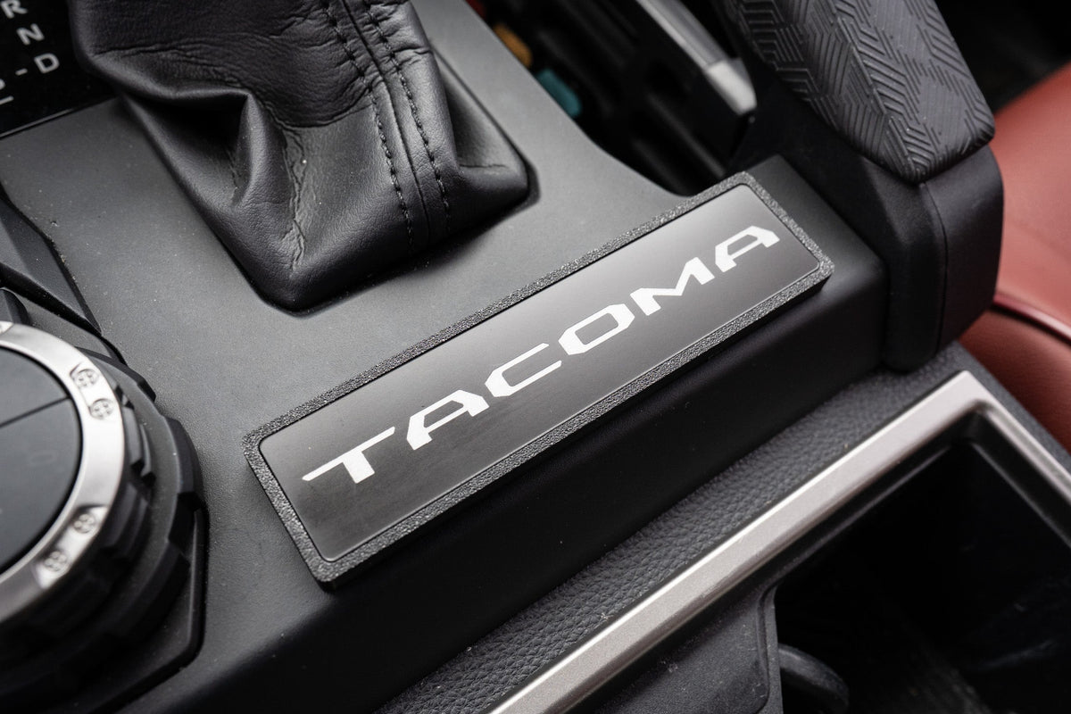 Shifter Trim Blank / Poverty Button Cover Plate - 2024+ Tacoma / 2025+ 4Runner