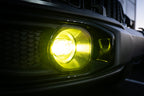 Acrylic Fog Light Lenses (Yellow / Amber) - 2024+ Wrangler JL / Gladiator JT (Plastic Bumper)