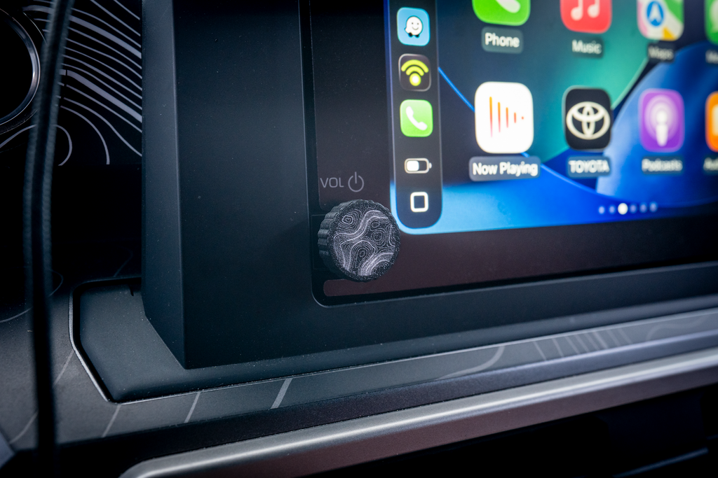 Custom Radio Knob - 2024+ Tacoma 8" / Land Cruiser / 2025+ 4Runner 8"