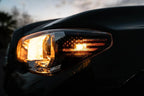 Distressed American Flag Front Sidemarker Overlays - 2016-2023 Tacoma Halogen