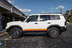 American Flag Rear Window Overlays V2 (Perforated) - 2024+ Land Cruiser