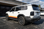 American Flag Rear Window Overlays V2 (Perforated) - 2024+ Land Cruiser