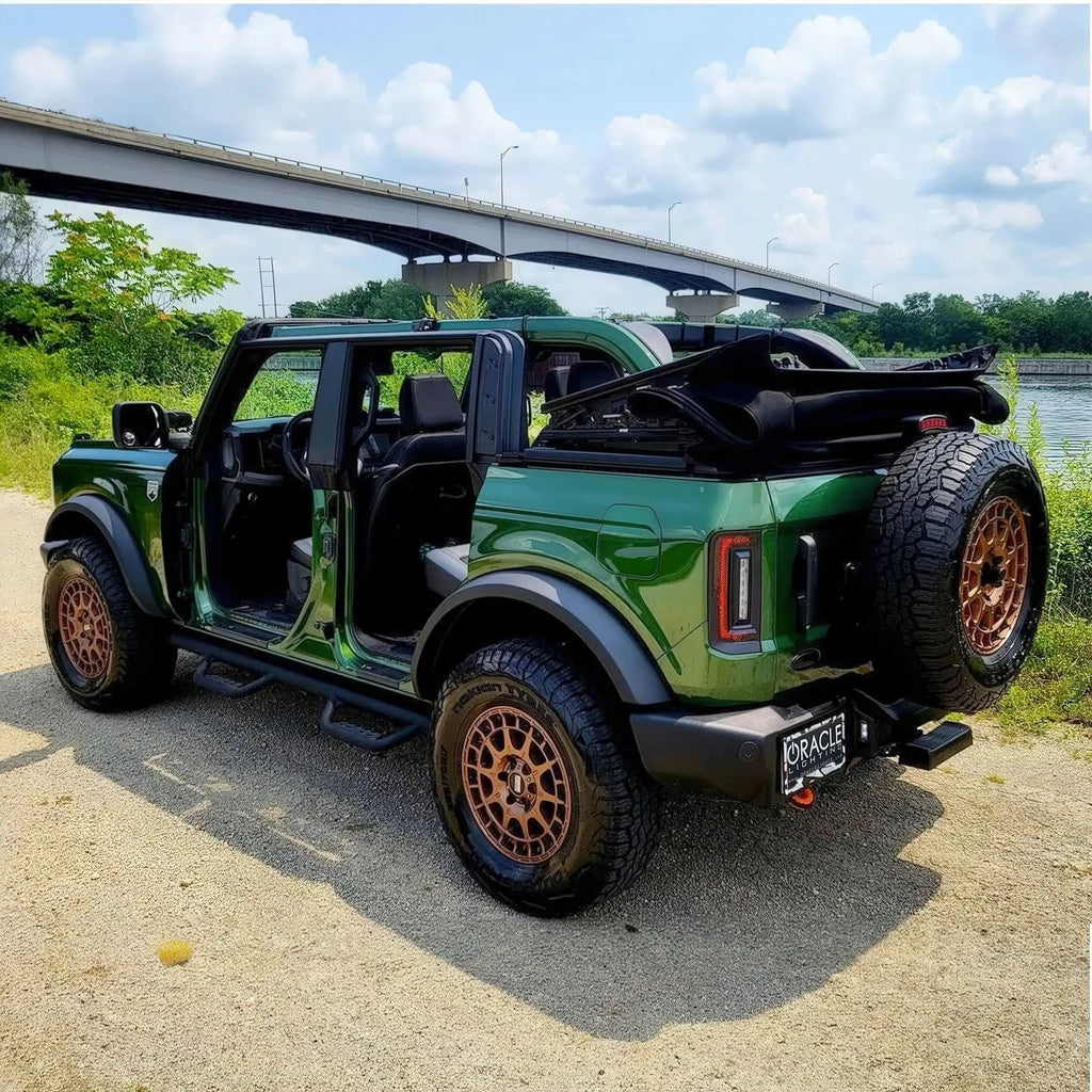 V2 | 2021-2025 Ford Bronco Flush Mount LED Tail Lights - Low Profile | 1,400 Lumens
