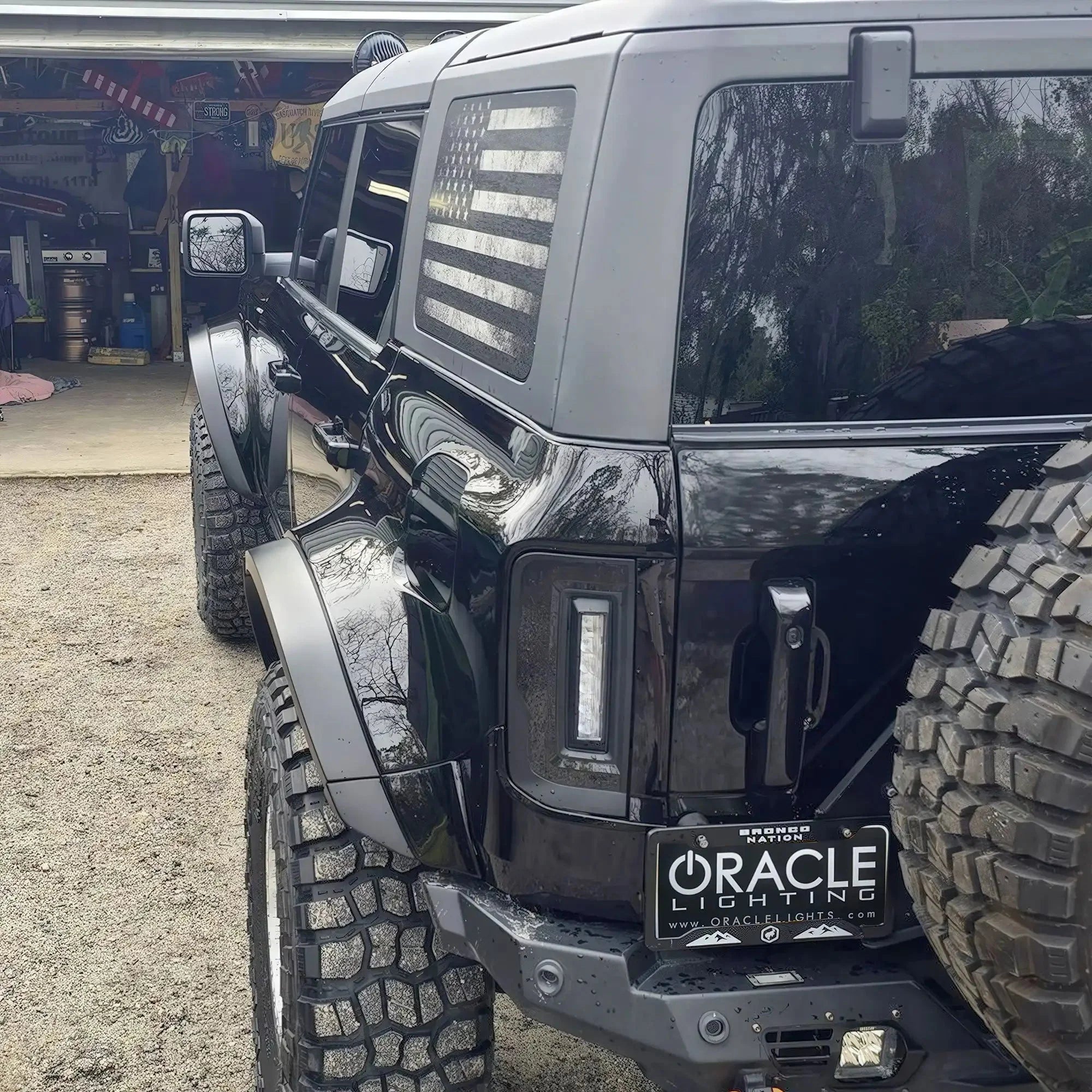 V2 | 2021-2025 Ford Bronco Flush Mount LED Tail Lights - Low Profile | 1,400 Lumens