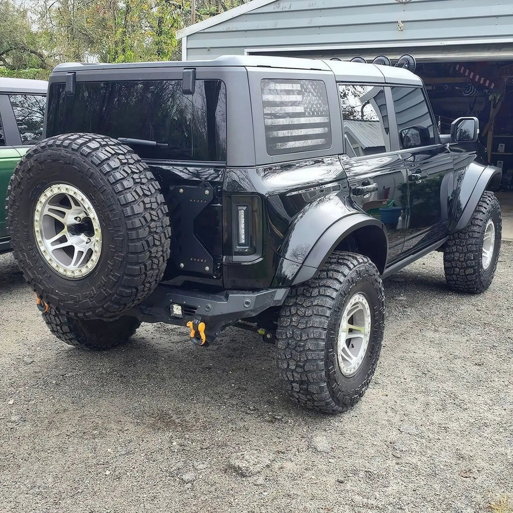 V2 | 2021-2025 Ford Bronco Flush Mount LED Tail Lights - Low Profile | 1,400 Lumens