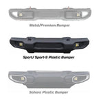 Baja Designs Jeep JL/JT Squadron-R SAE Fog Pocket Light Kit - Amber