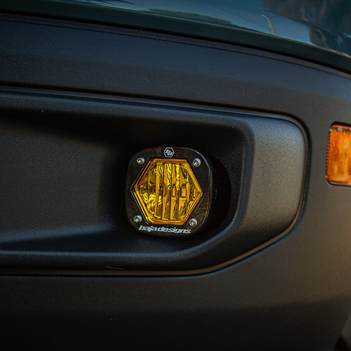 Baja Designs Ford Bronco S1 Fog Pocket Light Kit- Amber