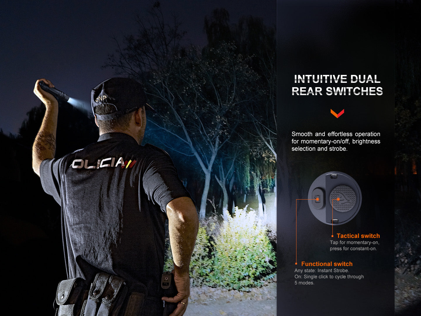 Fenix PD36R Pro 2800 Lumen Flashlight + FREE E03R V2 Keychain Light