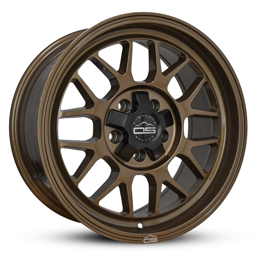 Overland Sector Hyperdrive Flow Formed 17x8.5 +25 5x108/5x114.3 73.1mm All Gloss Bronze