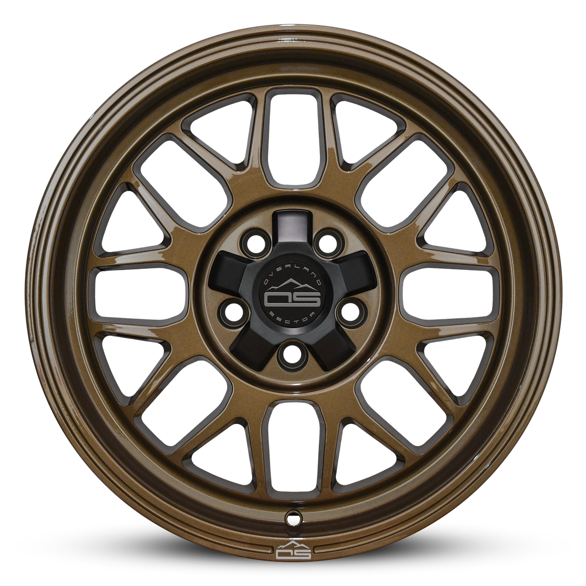 Overland Sector Hyperdrive Flow Formed 17x8.5 +25 5x108/5x114.3 73.1mm All Gloss Bronze