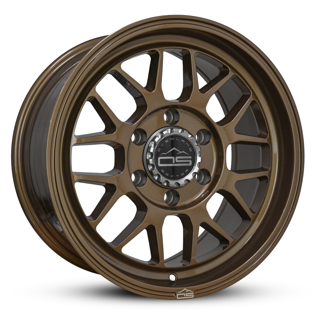 Overland Sector Hyperdrive Flow Formed 17x8.5 +25 6x139.7 106.1mm All Gloss Bronze