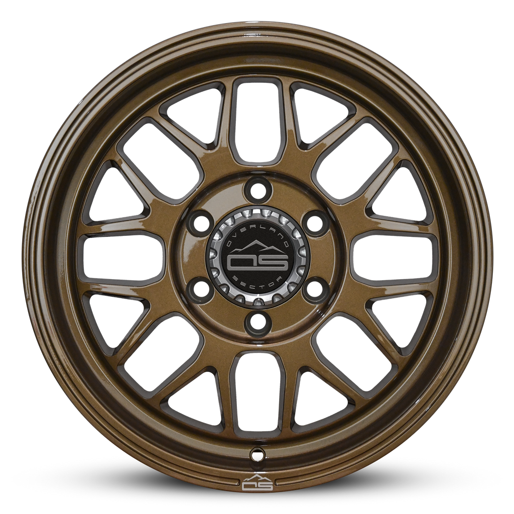 Overland Sector Hyperdrive Flow Formed 17x8.5 +25 6x139.7 106.1mm All Gloss Bronze