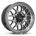 Overland Sector Hyperdrive Flow Formed 17x8.5 +25 5x108/5x114.3 73.1mm Gloss Gun Metal/Machined Face