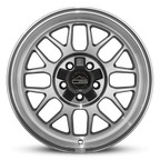 Overland Sector Hyperdrive Flow Formed 17x8.5 +25 5x108/5x114.3 73.1mm Gloss Gun Metal/Machined Face