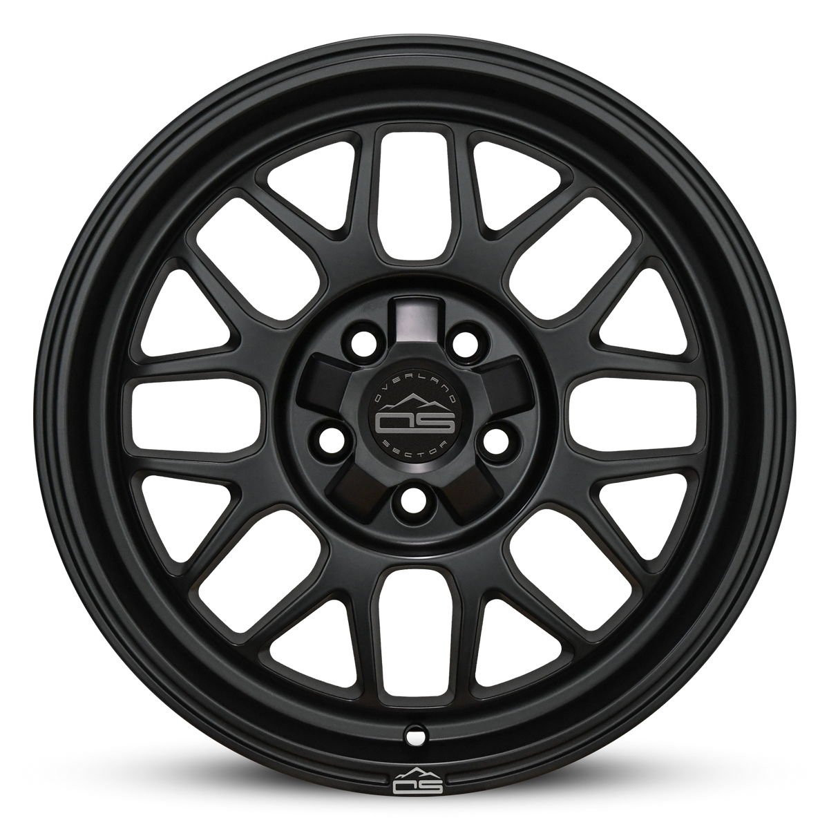 Overland Sector Hyperdrive Flow Formed 17x8.5 +25 5x108/5x114.3 73.1mm All Satin Black