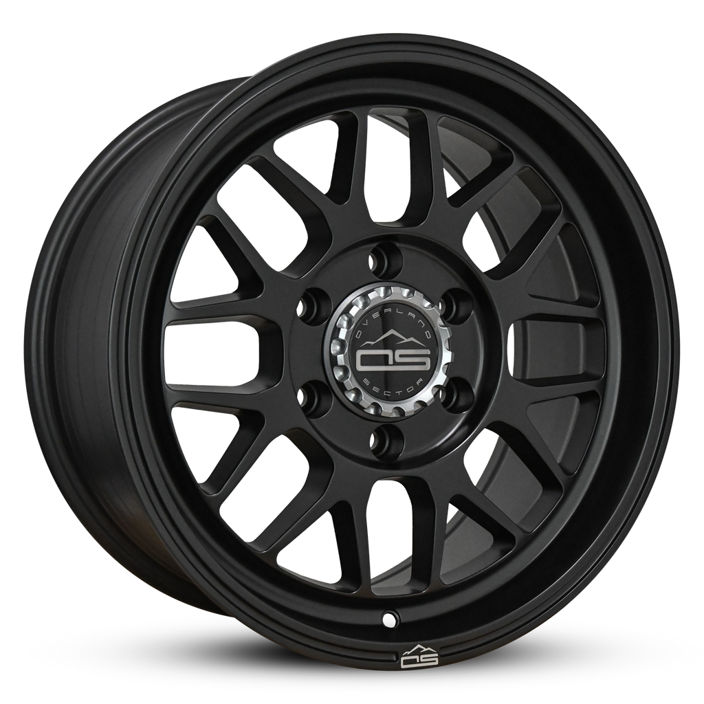 Overland Sector Hyperdrive Flow Formed 17x8.5 +25 6x139.7 106.1mm All Satin Black