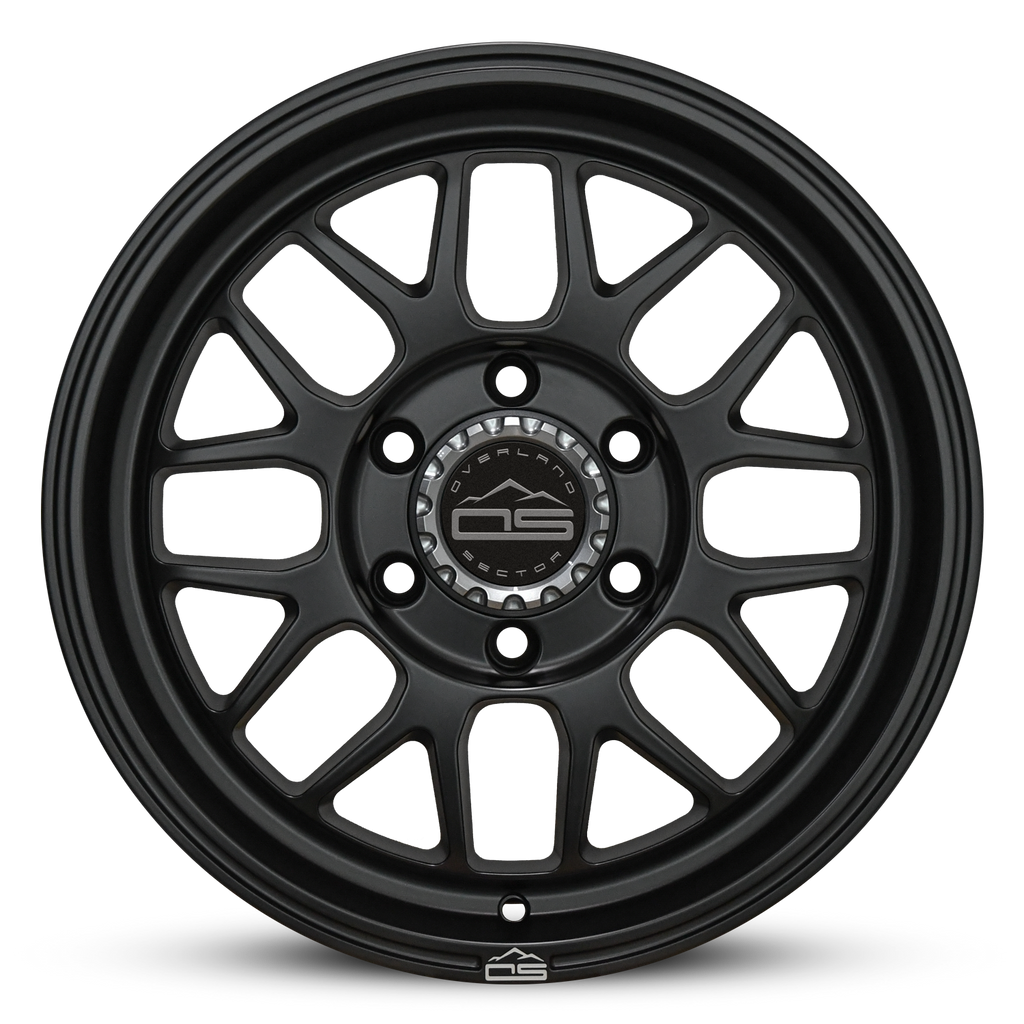 Overland Sector Hyperdrive Flow Formed 17x8.5 +25 6x139.7 106.1mm All Satin Black