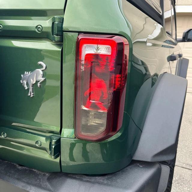 Bigfoot aka Sasquatch in the Woods Tail Light Overlays - 2021+ Bronco
