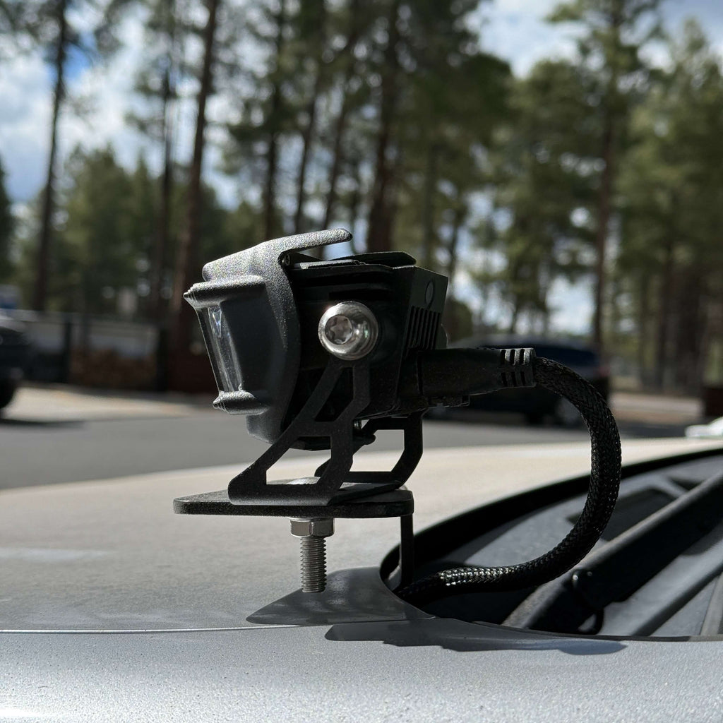 2010-2023 Lexus GX460 A-Pillar Hood Mount Brackets w/ VEGA™ Series 2 Spotlights