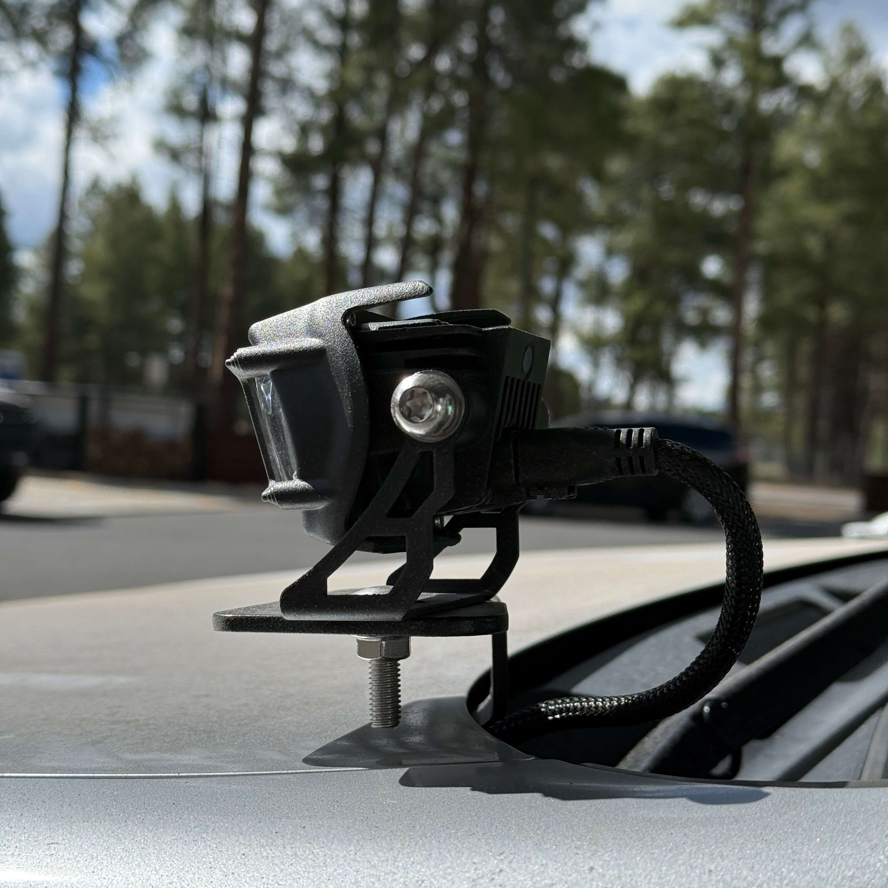 2010-2023 Lexus GX460 A-Pillar Hood Mount Brackets w/ VEGA™ Series 2 Spotlights