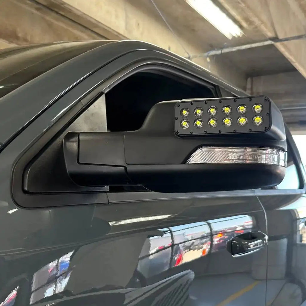 2019-2026 RAM 1500 DT LED Off-Road Side Mirror Ditch Lights