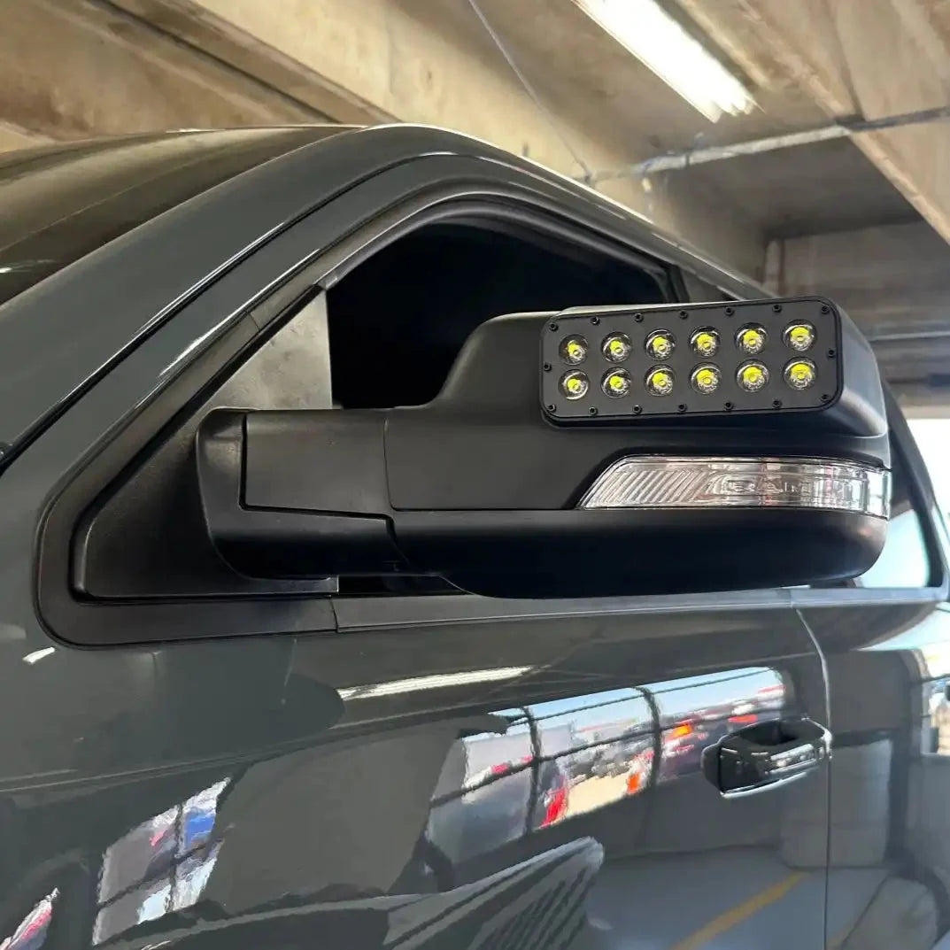 2019-2026 RAM 1500 DT LED Off-Road Side Mirror Ditch Lights