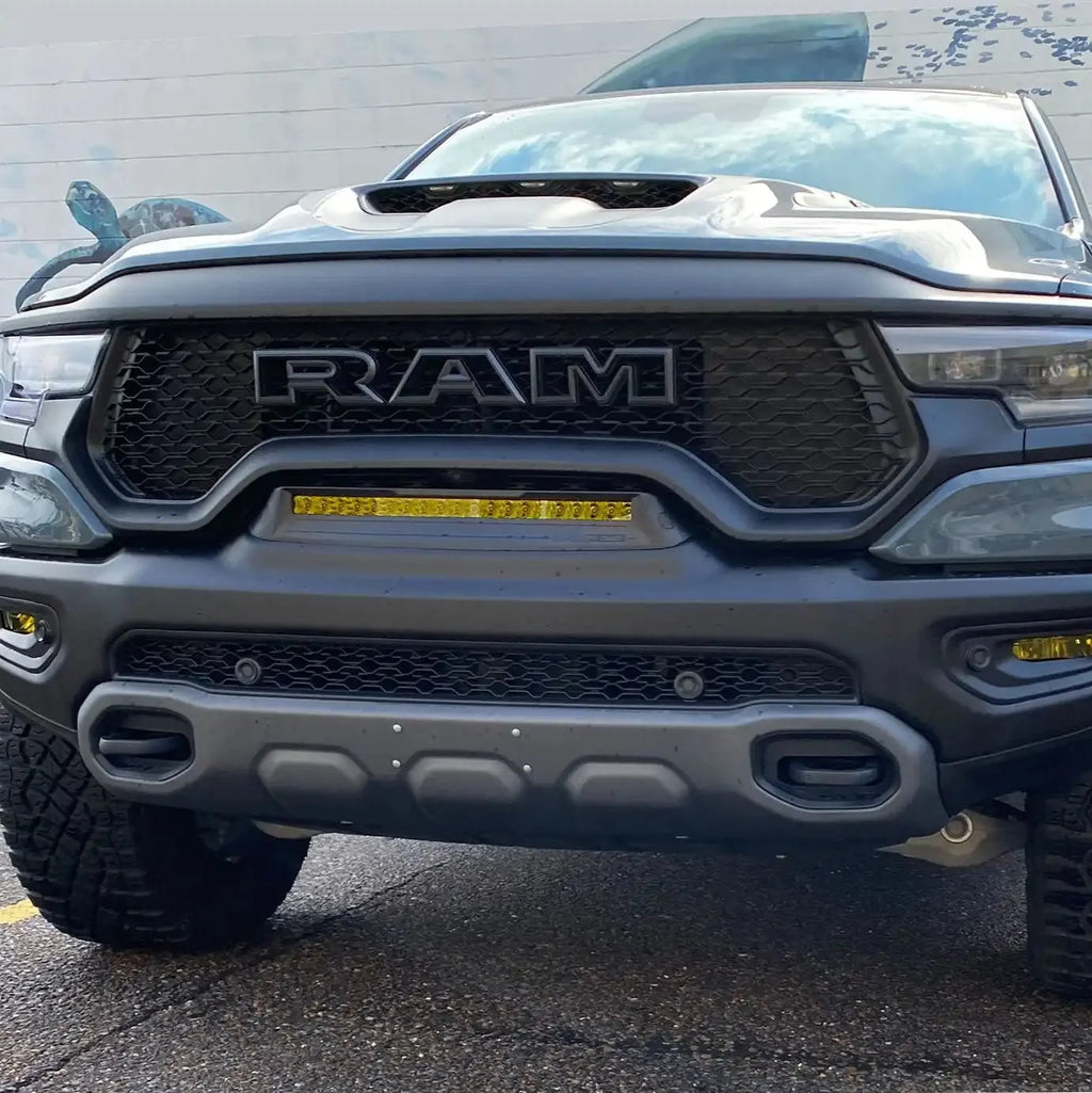 2019-2026 RAM Rebel/TRX/RHO Front Bumper Flush LED Light Bar | 100W 12,000 Lumens