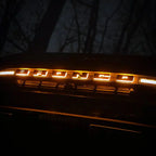 Universal Illuminated LED Letter Badges Amber Individual Letters Custom Emblem