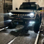 ORACLE Lighting 2021-2026 Ford Bronco Off Road LASER Auxiliary Lights + LED Fog Light Kit for Steel Bumper