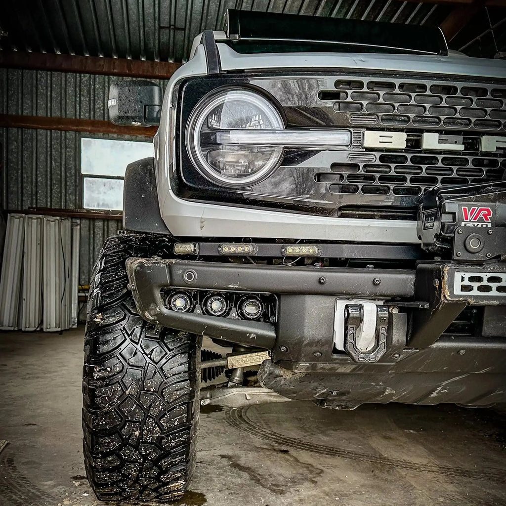 ORACLE Lighting 2021-2026 Ford Bronco Off Road LASER Auxiliary Lights + LED Fog Light Kit for Steel Bumper