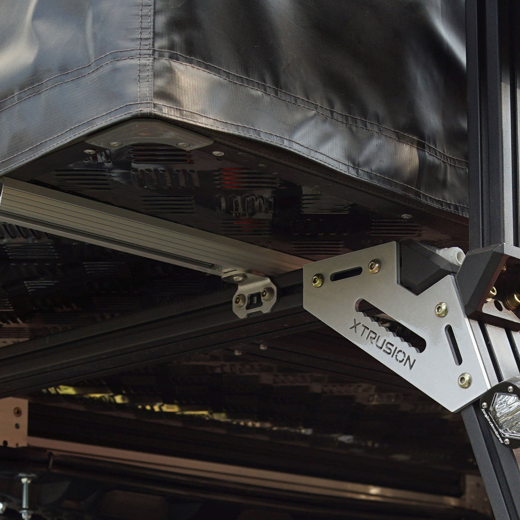 Rooftop Tent Brackets for Bed Racks | XTR Stainless
