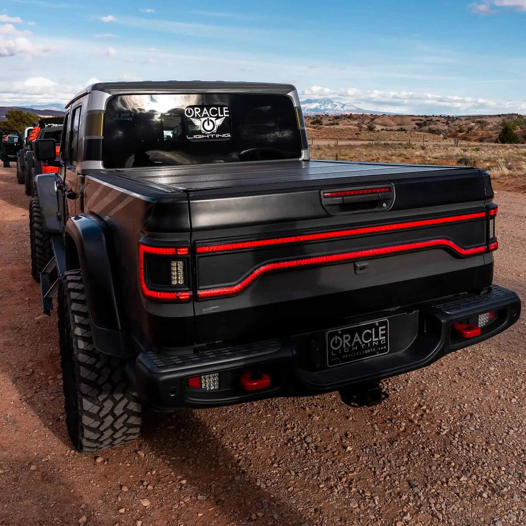 V2 | Flush Mount LED Tail Lights for Jeep Gladiator JT | Low-Profile | Plug-and-Play