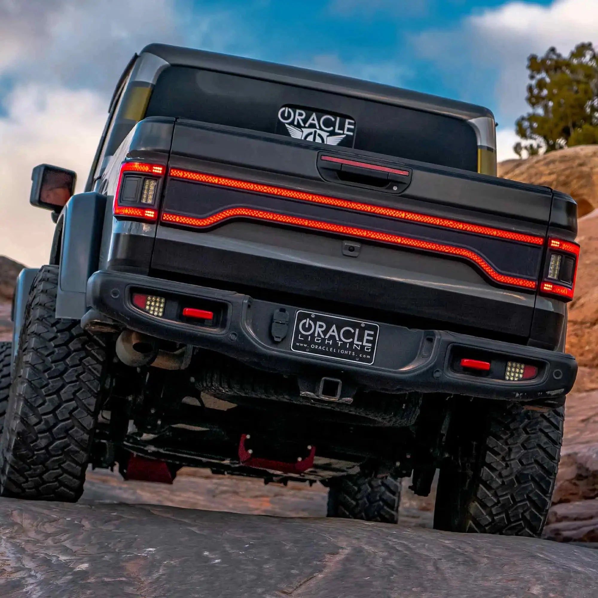 V2 | Flush Mount LED Tail Lights for Jeep Gladiator JT | Low-Profile | Plug-and-Play