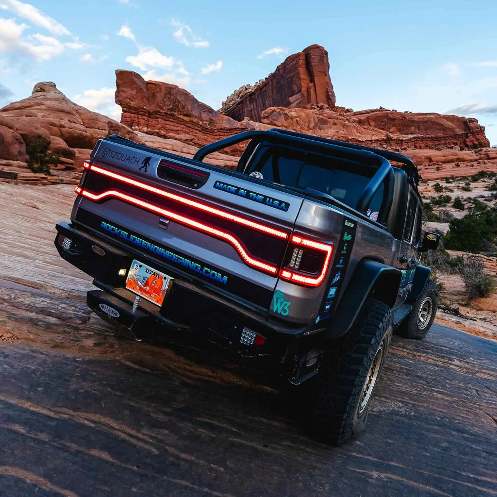 V2 | Flush Mount LED Tail Lights for Jeep Gladiator JT | Low-Profile | Plug-and-Play