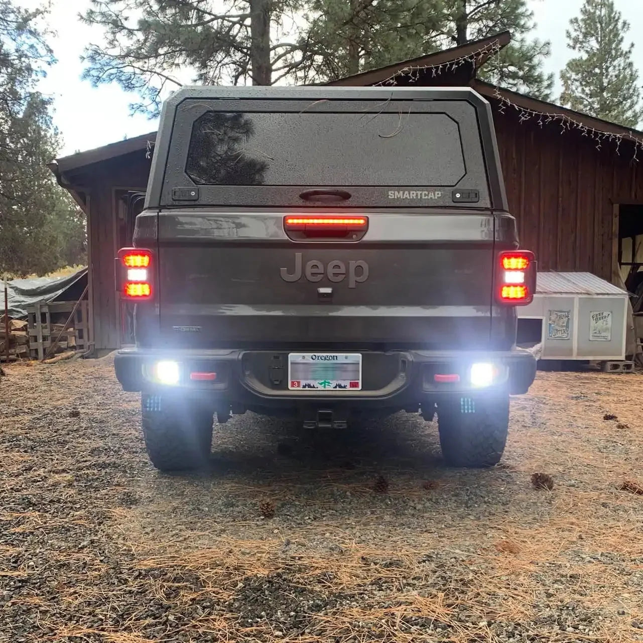 2020-2025 Jeep Gladiator JT Rear Bumper LED Reverse Lights | 1,500 Lumens