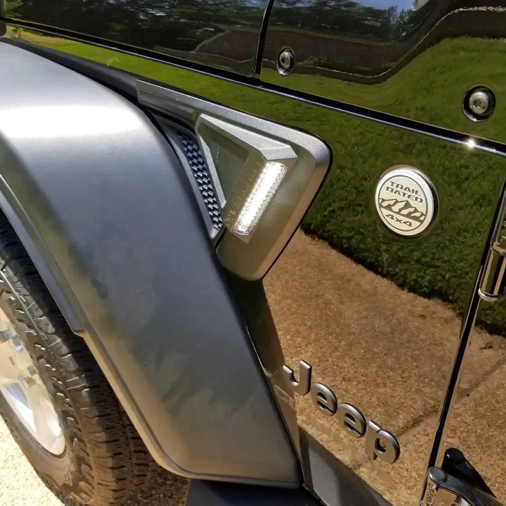 Jeep Wrangler JL & Gladiator JT Sidetrack LED Fender Lights - Entry & Turn Signal | ORACLE