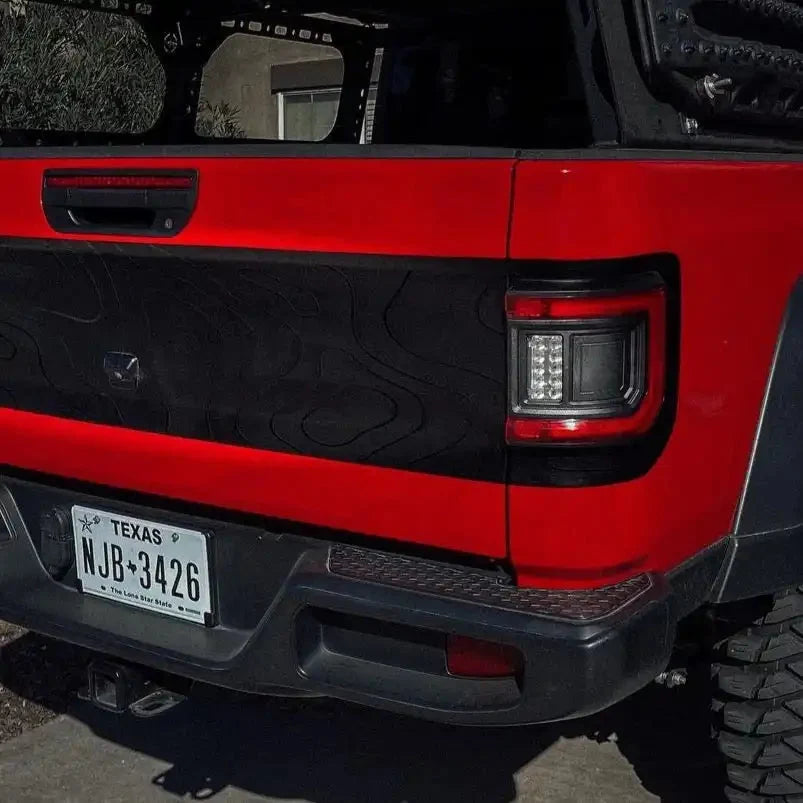 V2 | Flush Mount LED Tail Lights for Jeep Gladiator JT | Low-Profile | Plug-and-Play