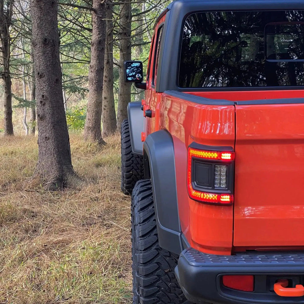 V2 | Flush Mount LED Tail Lights for Jeep Gladiator JT | Low-Profile | Plug-and-Play