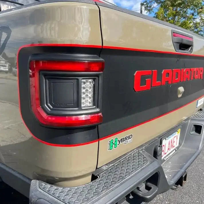 V2 | Flush Mount LED Tail Lights for Jeep Gladiator JT | Low-Profile | Plug-and-Play