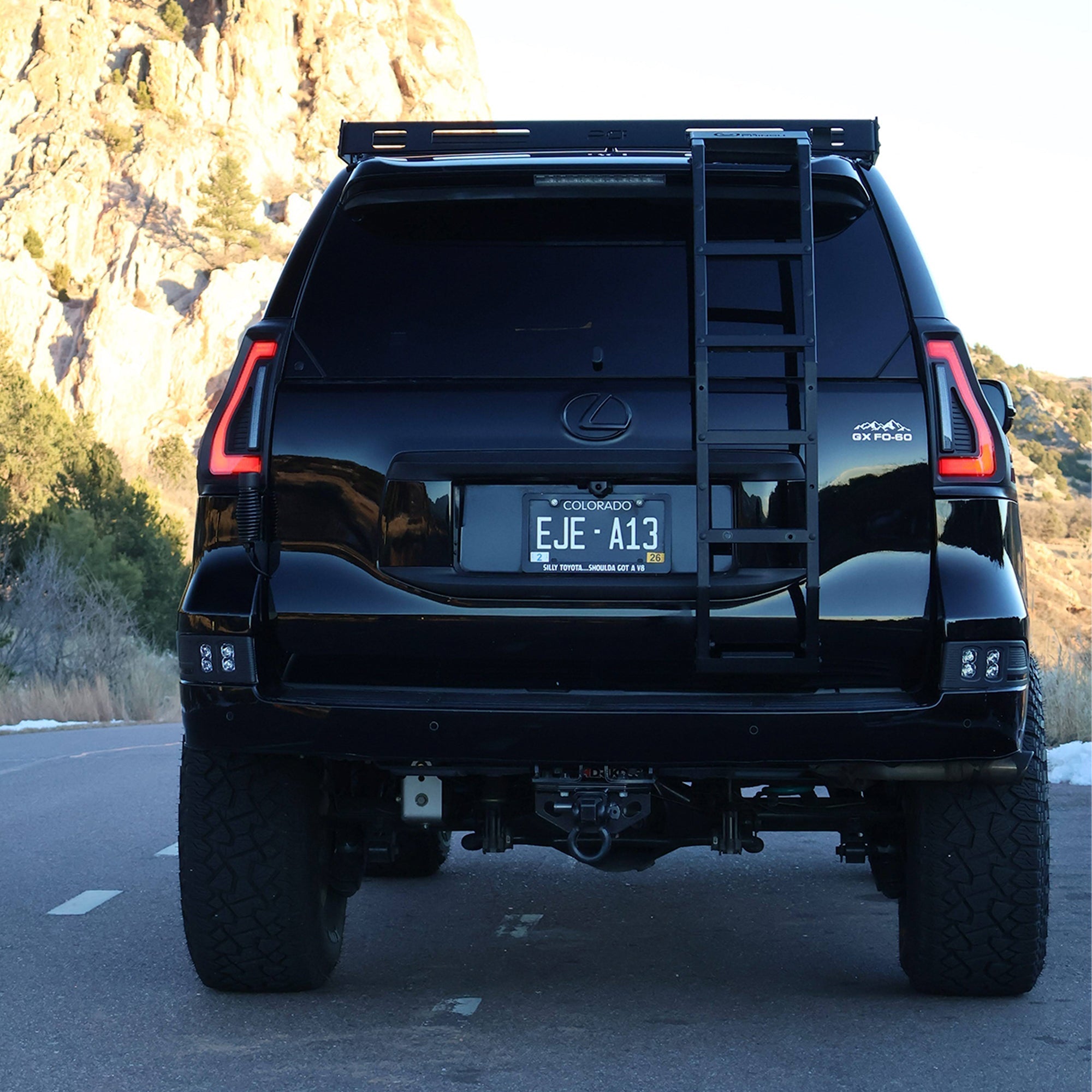 Flush Mount LED Tail Lights 2010-2023 Lexus GX460 Toyota Prado Sequential Lensless