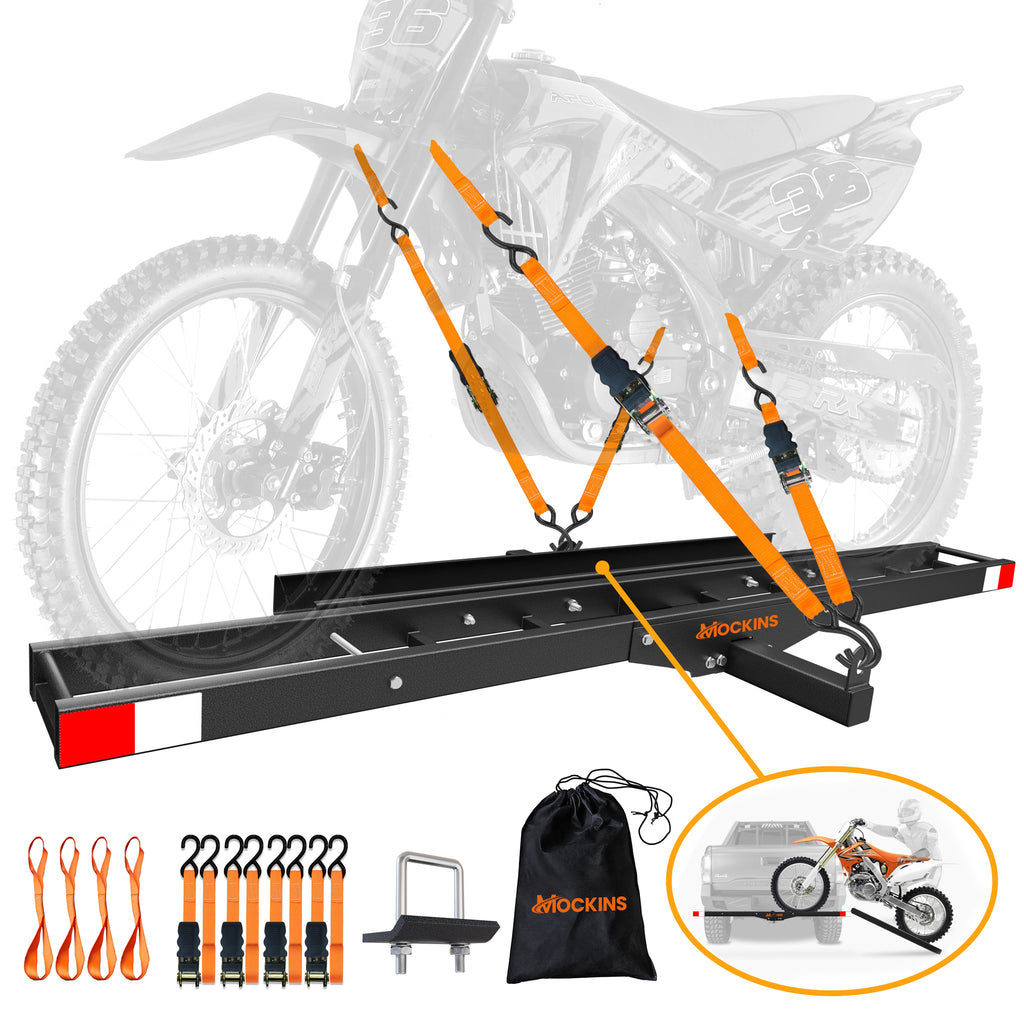73" Hitch Motorbike Carrier & Loading Ramp