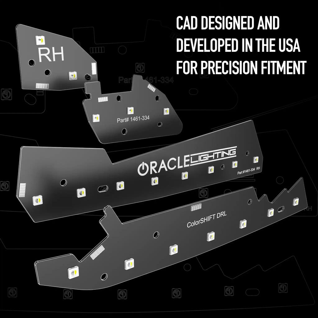 ORACLE Lighting 2018-2021 Toyota Tundra Dynamic ColorSHIFT® Headlight DRL Upgrade Kit | Part# 1461-332